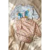 2li Set Sıvı Geçirmez Uzun Kollu Mama Önlüğü - BLW Uyumlu Leke Tutmaz Kelebek ve Vintage Çiçek Desenli Bebek Aktivite Önlüğü 6-24 Ay