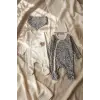 Leopar Desenli % 100 Pamuklu Kız Bebek 4lü Tulum Seti 0-6 Ay