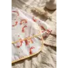 Nova Boho Unicorn Desenli Sıvı Geçirmez Uzun Kollu Mama Önlüğü - BLW ve Faaliyet Önlüğü Kırıntı Cepli 6-24 Ay