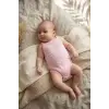 3lü Set Bebek Pamuklu İnce Askılı Body - Nefes Alan Jakarlı Dokulu Yazlık Zıbın Takımı (Pembe, Beyaz, Mint)
