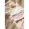 2li Nova Luna Ay Yıldız Desenli Uzun Kollu Bebek Body Seti - %100 Pamuklu Yumuşak Dokulu Antialerjik Bebek Zıbın Takımı (Pembe & Beyaz)