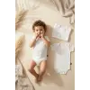 3lü Paket %100 Pamuklu Beyaz Kısa Kollu Bebek Body Takımı - Antialerjik Yumuşak Dokulu Zıbın Seti