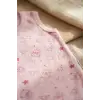 Kız Bebek Pembe Ayıcık ve Yıldız Desenli 2li Kolsuz %100 Pamuklu Zıbın Body Takımı