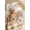 Mia Bloom 3lü Pamuklu Bebek Bone Seti - Esnek Fiyonklu Kelebek, Kalp ve Çiçek Desenli Bebek Bone Takımı