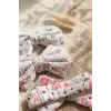 3lü Bebek ve Çocuk Pamuklu Fiyonk Bandana Seti - Yumuşak Dokulu Floral ve Kedi Desenli Saç Aksesuarı