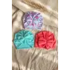 Mia Soft Saten Bebek Turban Bone Seti - 3lü Fiyonklu Esnek ve Yumuşak Bebek Aksesuarı