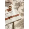 Mia Cool Cat Beyaz Sim Detaylı Çift Peluş 0-6 Ay Ponponlu Bebek ve Çocuk Beresi - Yumuşak Pamuklu Mevsimlik Şapka