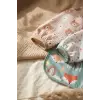 ToddlePure 2li Set Sıvı Geçirmez Uzun Kollu Bebek Mama Önlüğü - 6-24 Ay BLW Uyumlu, Ayı ve Tilki Desenli Faaliyet Önlüğü