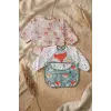 ToddlePure 2li Set Sıvı Geçirmez Uzun Kollu Bebek Mama Önlüğü - 6-24 Ay BLW Uyumlu, Ayı ve Tilki Desenli Faaliyet Önlüğü