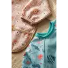TinyJoy Su Geçirmez Uzun Kollu Mama Önlüğü Seti 6-24 Ay - 2li Paket Ayıcık ve Balina Desenli Leke Tutmaz BLW Önlüğü