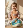 Uzun Kollu Su Geçirmez Bebek Mama Önlüğü 2li Set -6-24 Ay BLW Uyumlu, Leke Tutmaz, Ayıcık ve Civciv Temalı Aktivite Önlüğü