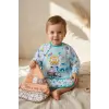 2li Sıvı Geçirmez Uzun Kollu Mama Önlüğü 6-24 Ay- BLW Uyumlu, Kırıntı Cepli, Leke Tutmaz Bebek Yemek ve Aktivite Önlüğü