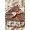 Bloom 2li Paket Sıvı Geçirmez Uzun Kollu Bebek Mama Önlüğü -6-24 Ay Pembe Kuğu ve Ceylan Desenli BLW Önlük Seti