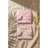 Kız Bebek Su Geçirmez Kollu Mama Önlüğü 2li Set - Leke Tutmaz, Sıvı Geçirmez, Lastikli Manşet, Kuğu ve Balerin Ayıcık Desenli Aktivite Önlüğü