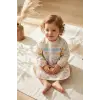 2li Paket Sıvı Geçirmez Uzun Kollu Mama Önlüğü 6-24 Ay - BLW Uyumlu Leke Tutmaz Kırıntı Cepli Bebek Önlüğü Kuğu Pembe Fil Desenli