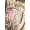 2li Paket Sıvı Geçirmez Uzun Kollu Mama Önlüğü 6-24 Ay - BLW Uyumlu Leke Tutmaz Kırıntı Cepli Bebek Önlüğü Kuğu Pembe Fil Desenli