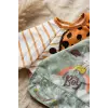 Çocuk Uzun Kollu Sıvı Geçirmez Leke Tutmaz Mama ve Etkinlik Önlüğü 6-24 Ay- 2li Set Zürafa & Tavşan Desenli