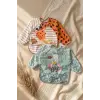 Çocuk Uzun Kollu Sıvı Geçirmez Leke Tutmaz Mama ve Etkinlik Önlüğü 6-24 Ay- 2li Set Zürafa & Tavşan Desenli