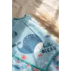 2li Paket Sıvı Geçirmez Uzun Kollu Çocuk Mama Önlüğü 6-24 Ay - Zürafa ve Balina Desenli Leke Tutmaz BLW Önlüğü