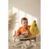 Sıvı Geçirmez Uzun Kollu Bebek Mama Önlüğü - 2li Set 6-24 Ay Limon ve Portakal Desenli BLW Uyumlu Yemek Önlüğü