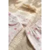 Mila Soft Safari Pembe Hayvan Figürlü %100 Pamuklu Patikli Bebek Pijama Takımı - Yumuşak Dokulu 2li Set