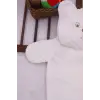 Ayıcık Nakışlı Yastıklı Welsoft Bebek Alt Açma Seti- Krem