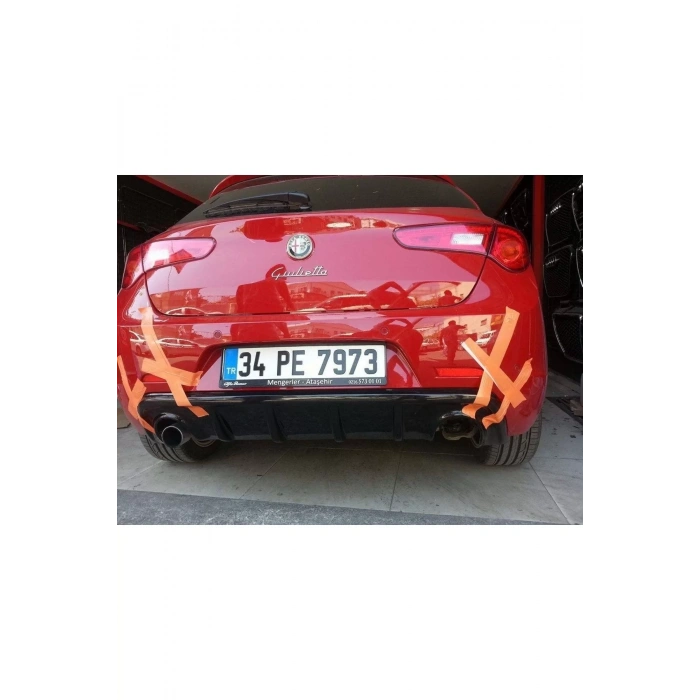 Alfa Romeo Giulietta Difüzör Çift Çıkış (plastik) Uyumlu