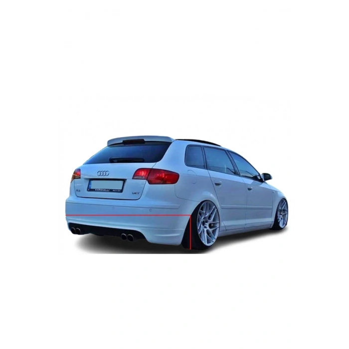 Audi A3 8P 2006-2012 4 Kapı Arka Ek (Plastik)