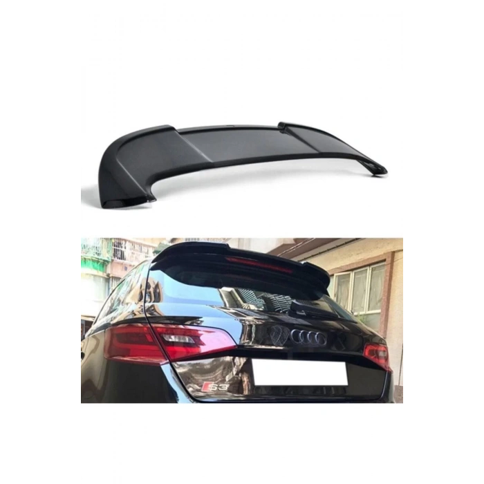Audi Tuning A3 Hatchback Piona Black Boyalı Spoyler / Spoiler