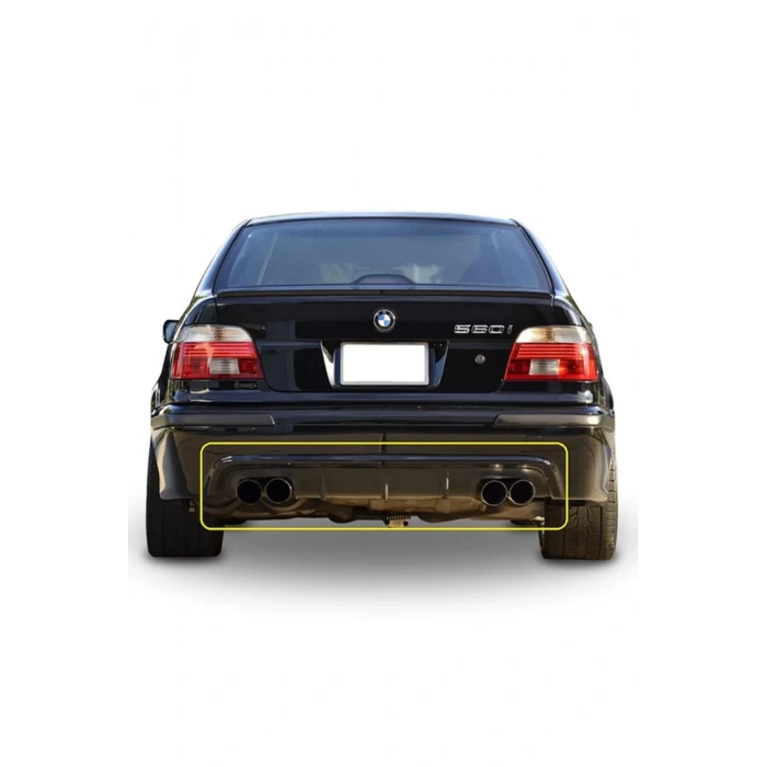 Bmw E39 5 Serisi M5 Difüzör Piona Black Abs Plastik