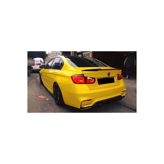 BMW F30 - F80 M3 2012-2018 Vorsteiner Set 3 Parça Difüzör (PLASTİK)