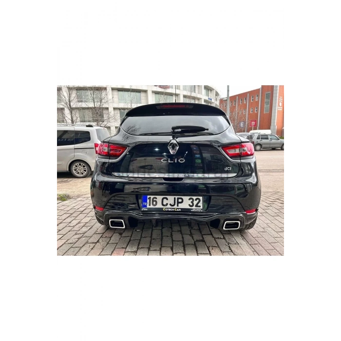 Clio 4 Rs Egzoz Görünümlü Difüzör (plastik)