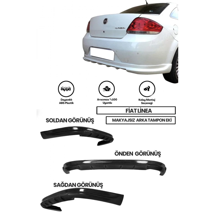 Fiat Linea Makyajsız Arka Ek (plastik)