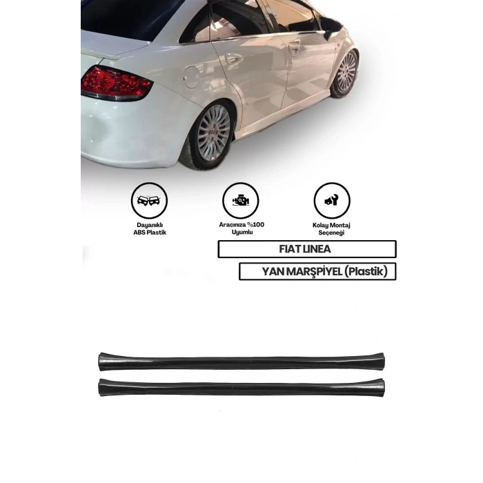 Fiat Linea Yan Marşpiyel (ÇİFT) (PLASTİK)