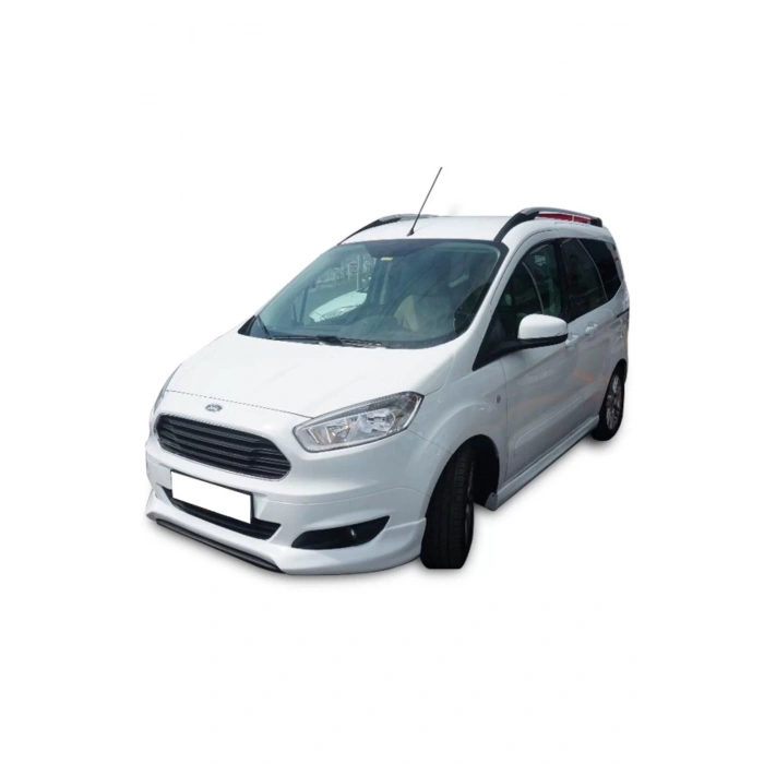 Ford Tourneo Courier 2014-2018 Makyajsız Kasa Uyumlu Boyasız Plastik Ön Tampon Eki