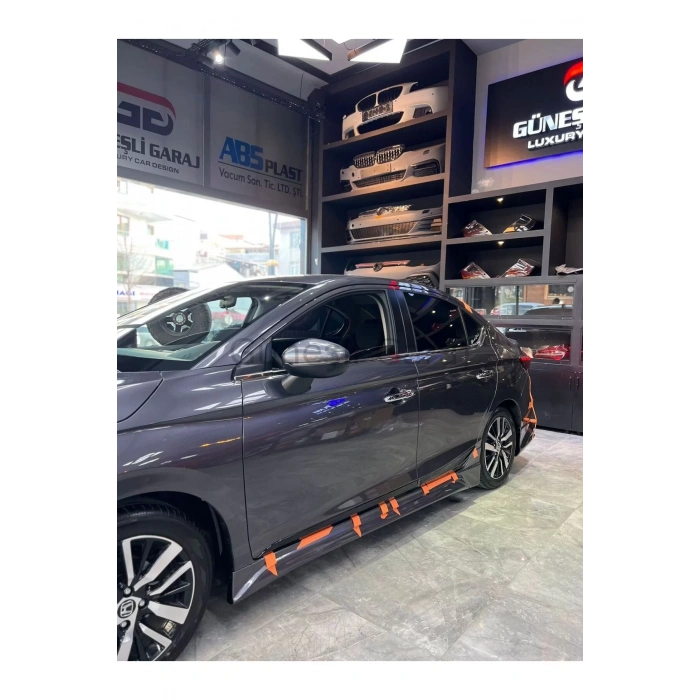 Honda City 2022 Yan Marşpiyel (ÇİFT) (PLASTİK)