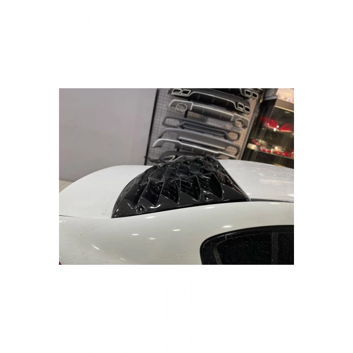 Honda Civic Fb7 2012-2016 Parlak Siyah Plastik Arka Cam Vizörü