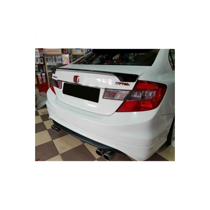 Honda Civic Fb7 Amerikan Spoiler Piona Black 2012 - 2015 Spoyler Ithal