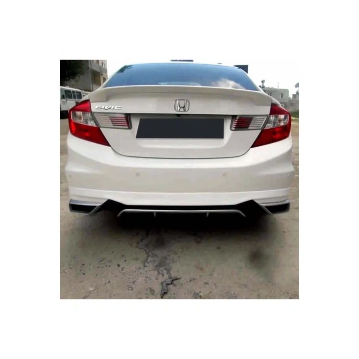 Honda Civic Fb7 Uyumlu Egzoz Görünümlü Difüzör (plastik)