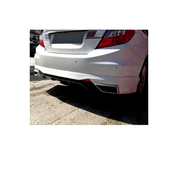 Honda Civic Fb7 Uyumlu Egzoz Görünümlü Difüzör (plastik)