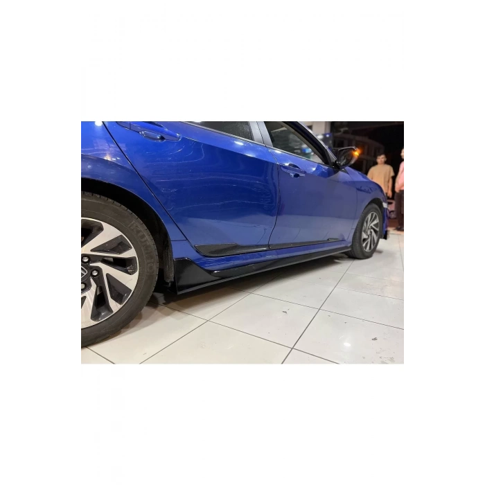 Honda Civic Fc5 2016-2021 Uyumlu Boyasız Plastik Typer Marşpiyel Takımı