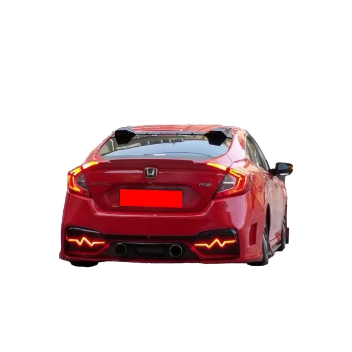 Honda Civic Fc5 3 Uyumlu Parça Tavan Spoiler (plastik)