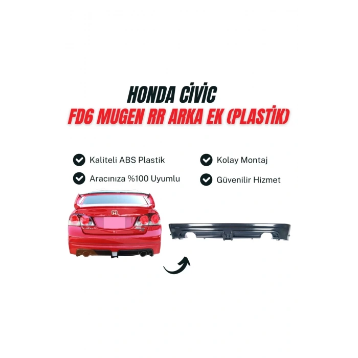 Honda Civic Fd6 Uyumlu Rr Arka Ek