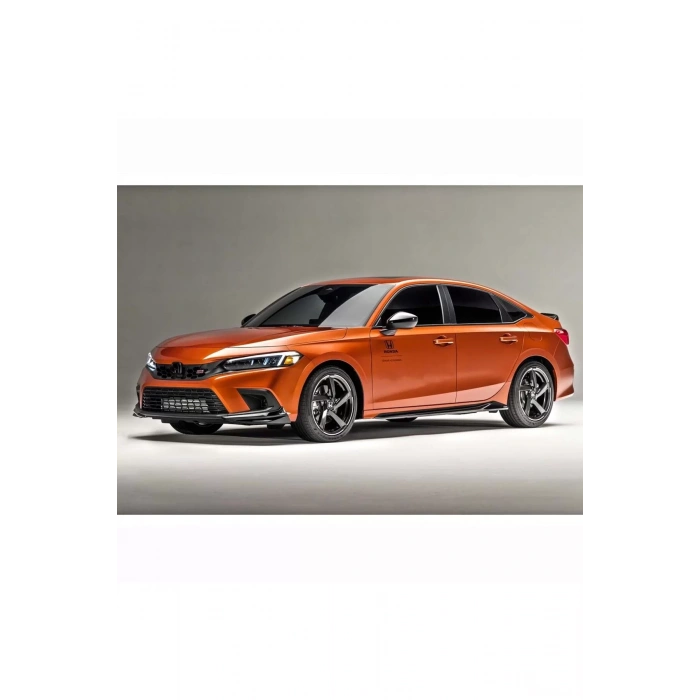 Honda Civic FE 2022 Uyumlu Yan Marşpiyel (Plastik)