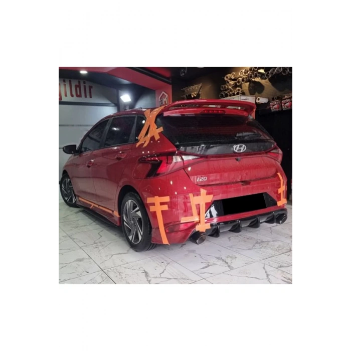 Hyundai i20 2019+ Arka Ek (Plastik)