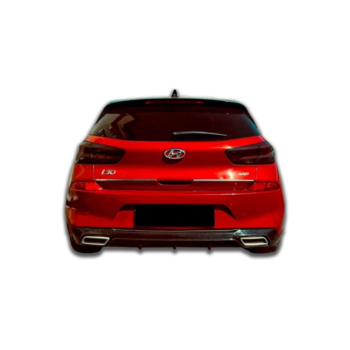 Hyundai i30 Uyumlu Difüzör Parlak Siyah Difizör Plastik 2017 ve üzeri