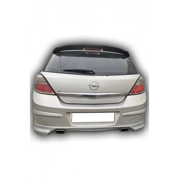 Opel Astra H OPC Line Uyumlu Arka Ek Mat Siyah Plastik 2004-2012