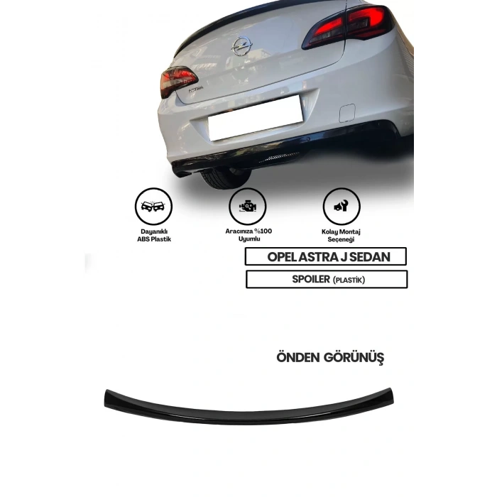 Opel Astra J Sedan Spoiler (plastik)