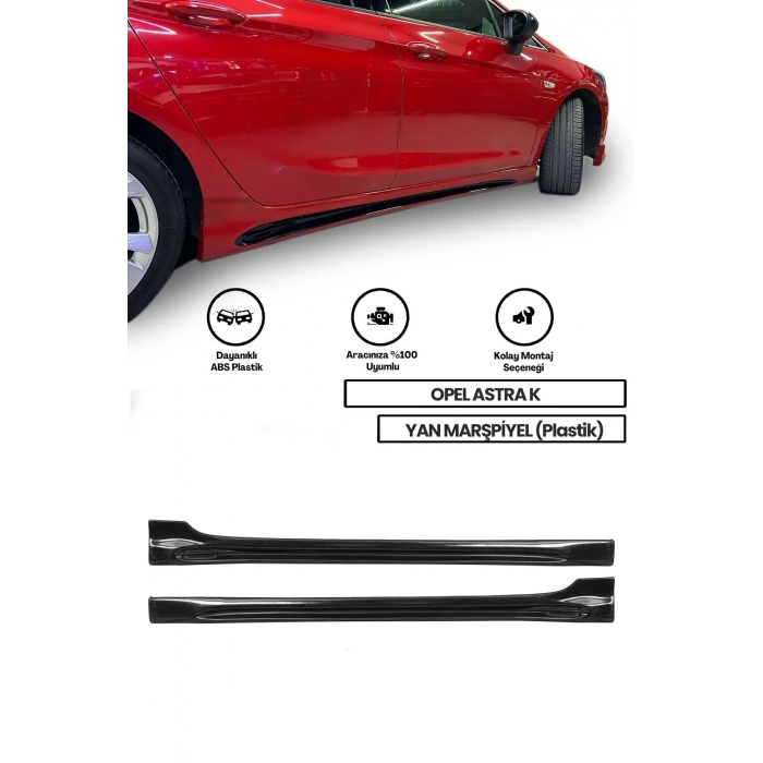 Opel Astra K Yan Marşpiyel (ÇİFT) (PLASTİK)