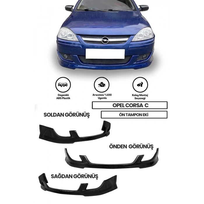 Opel Corsa C Ön Ek (plastik)